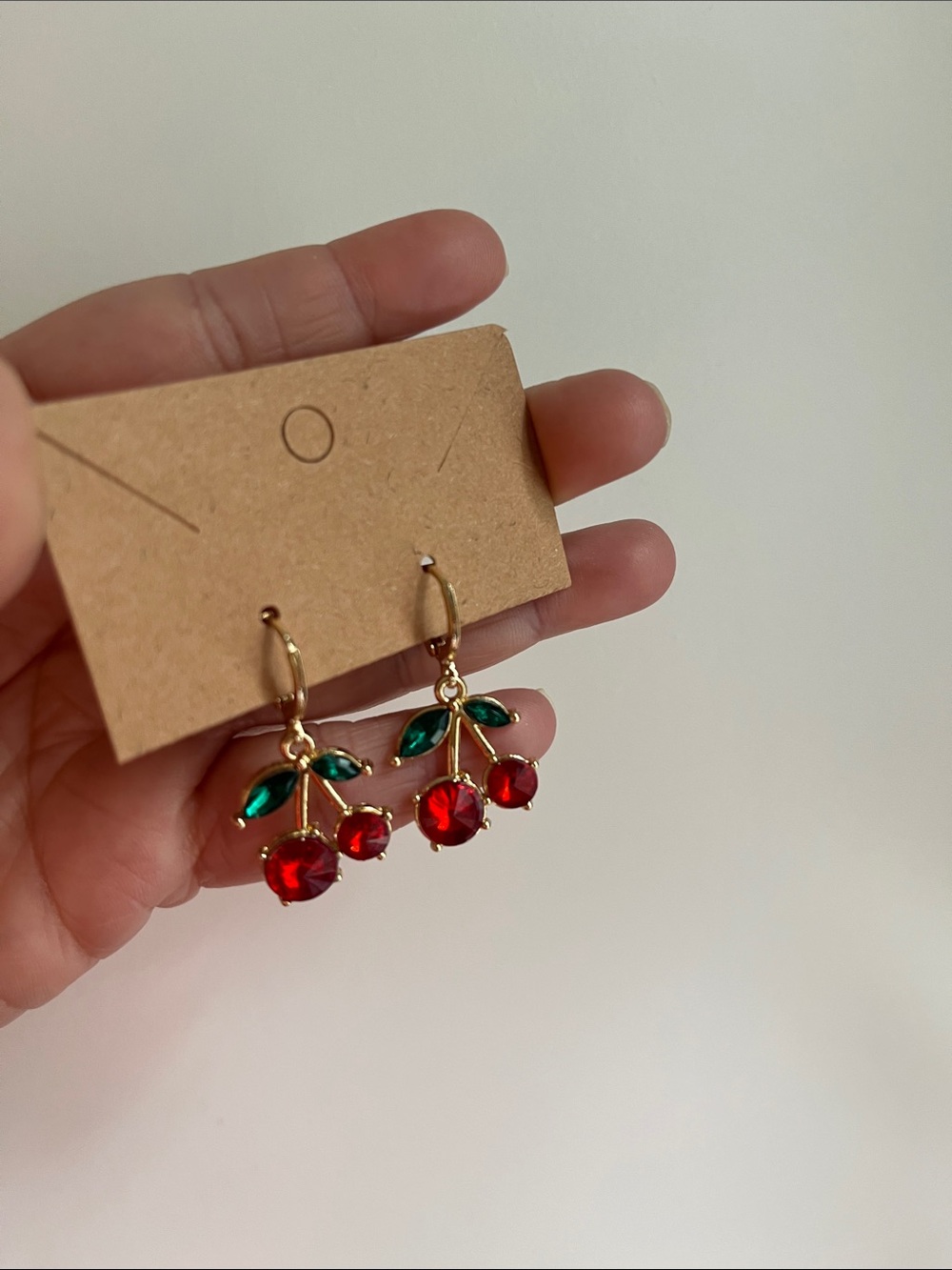 Cherry Drop Earrings